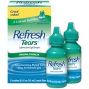 刷新眼泪,润滑剂眼滴,2瓶5.fl oz(15毫升)