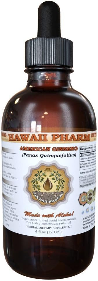 夏威夷害虫 美国金森液体提取剂,金森(Panax Quinquefolius)