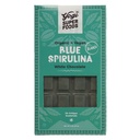 瑜伽超级食品 Vegan 白色巧克力 蓝色螺旋藻酒吧 健康与有机 能源靴用 Raw Cacao Butter, Gluten Free Oats, Sweeted with Geta Sugar, Macadamia Nuts - 1 Bar