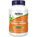 NOW 补编,Ginkgo Biloba 120毫克,双强,非GMO项目验证,200维卡普尔