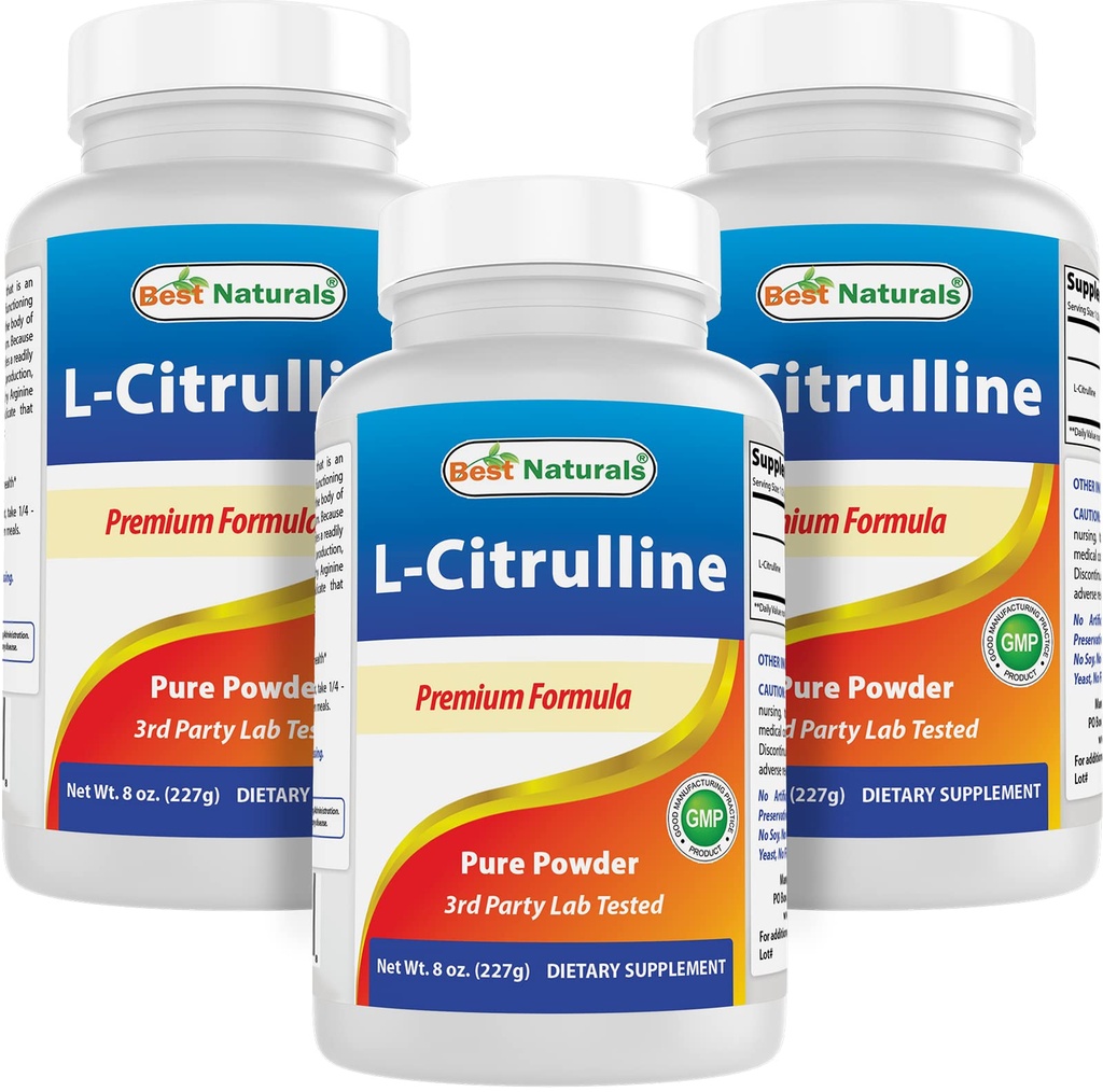 Best Naturals L-Citrulline Powder 8 OZ (8 OZ (Pack of 3)) 互联网档案馆的存檔,存档日期2013-03-02.