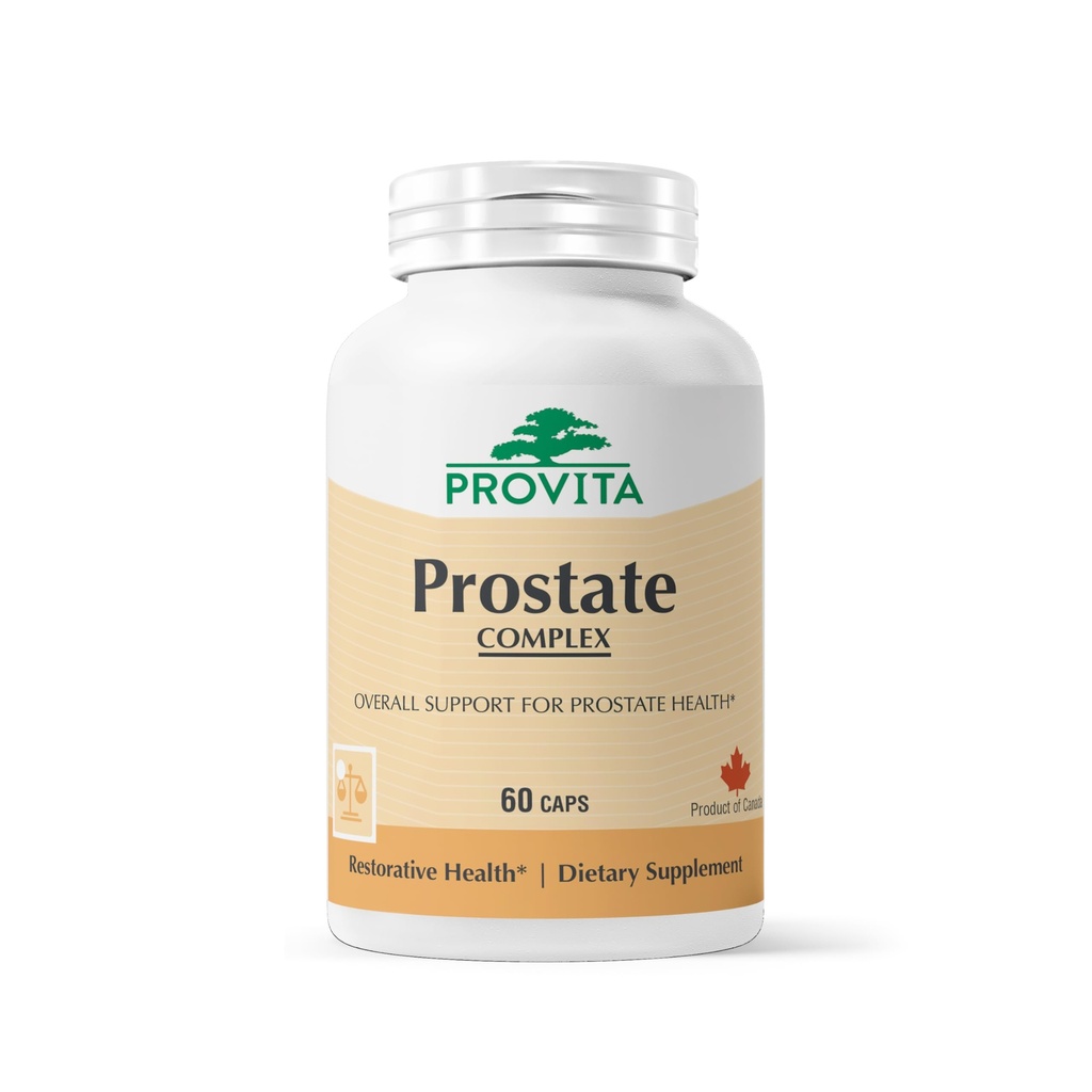 PROVITA Prostate Complex | Prostate Health Supplement for Men with Saw Palmetto, Beta-Sitosterol & Pygeum | Supports Urinary Flow, Healthy Prostate & Antioxidant Properties
