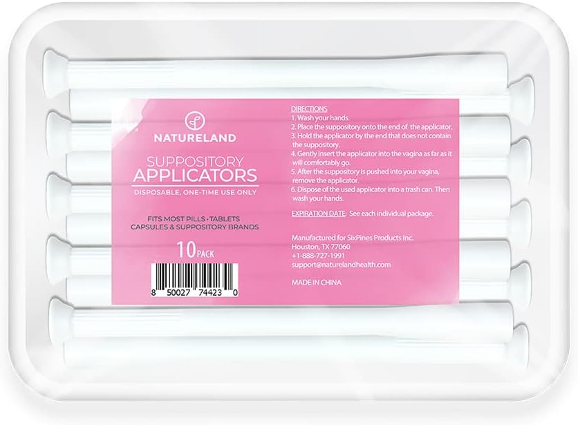 Natureland [10 Pack] 阴道套件 女性套件 药丸的软提示辅助工具 和 pH 平衡片套件 个人包装(大型套件)