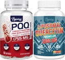 Birsppy Vigorizar 法国海洋松木桶提取器,带有双重交付+1600 MG Liposomal Quercetin 生理学