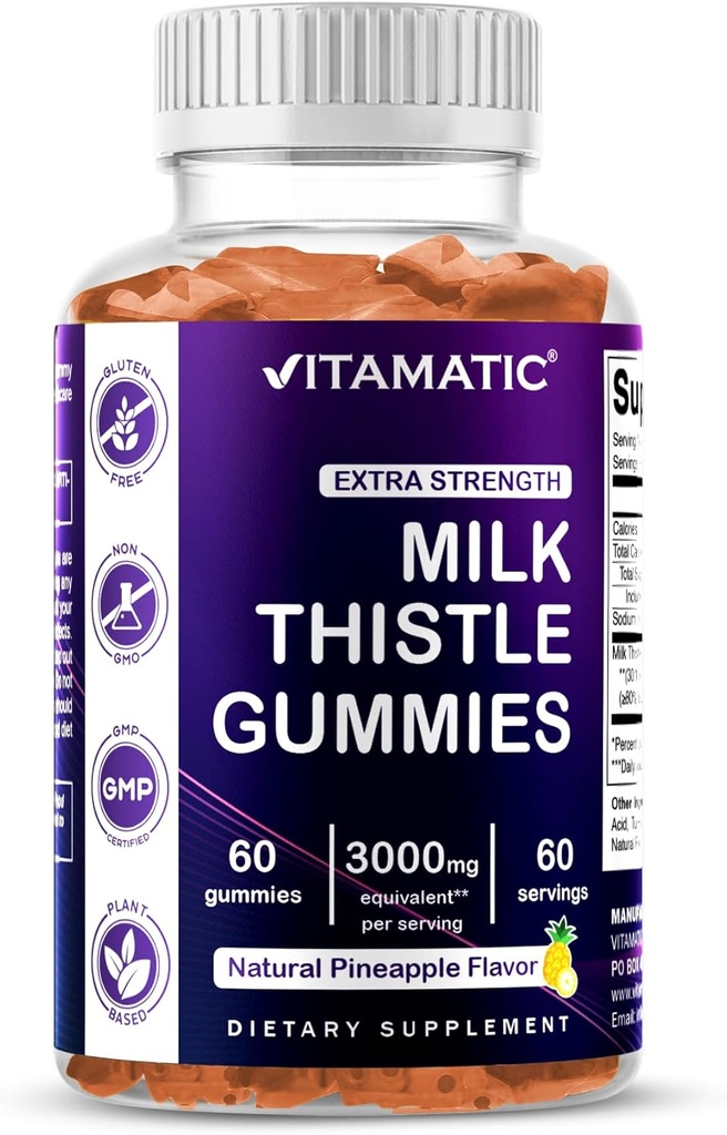 维他命牛奶 奶酪 10 000 mg 等效人(从50:1 抽出 200 mg)-肝脏解毒剂和抗氧化剂 健康-敏. 80% Silymarin Flavonoids- 60 Pectin 基固醇