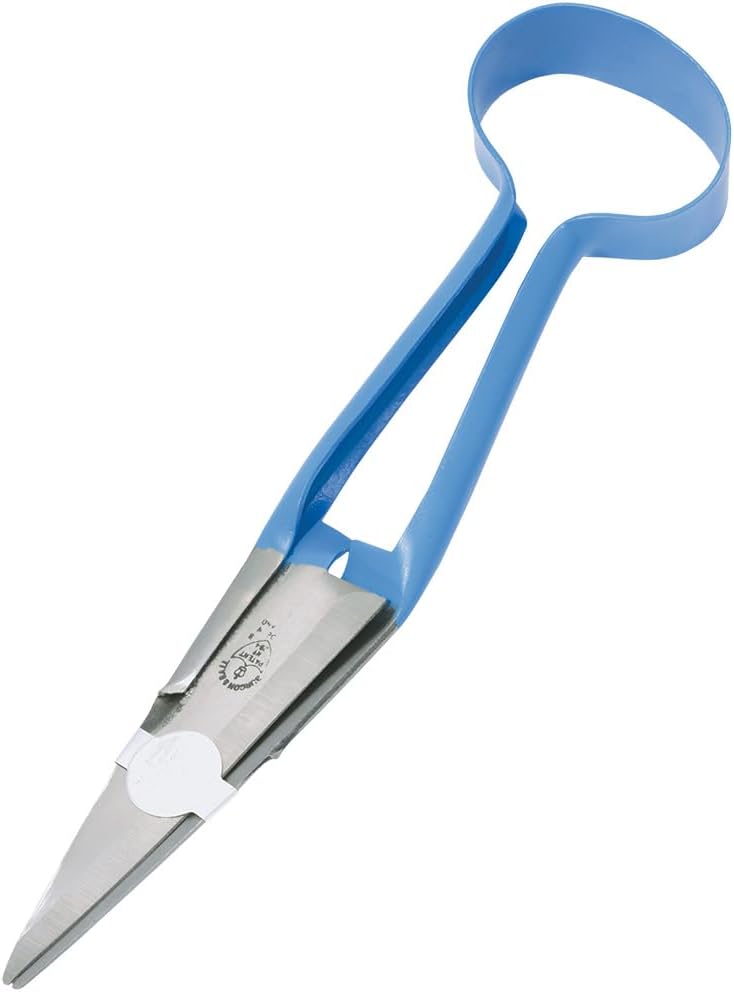 Bent Hand Shear for Wool Sheep & Bastory - 5.5)" (美国英语). 刀锋 - 蓝色