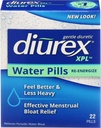 Diurex XPL 重新激活水药丸 - Relive Bloating & Fatigue - 22 Counter