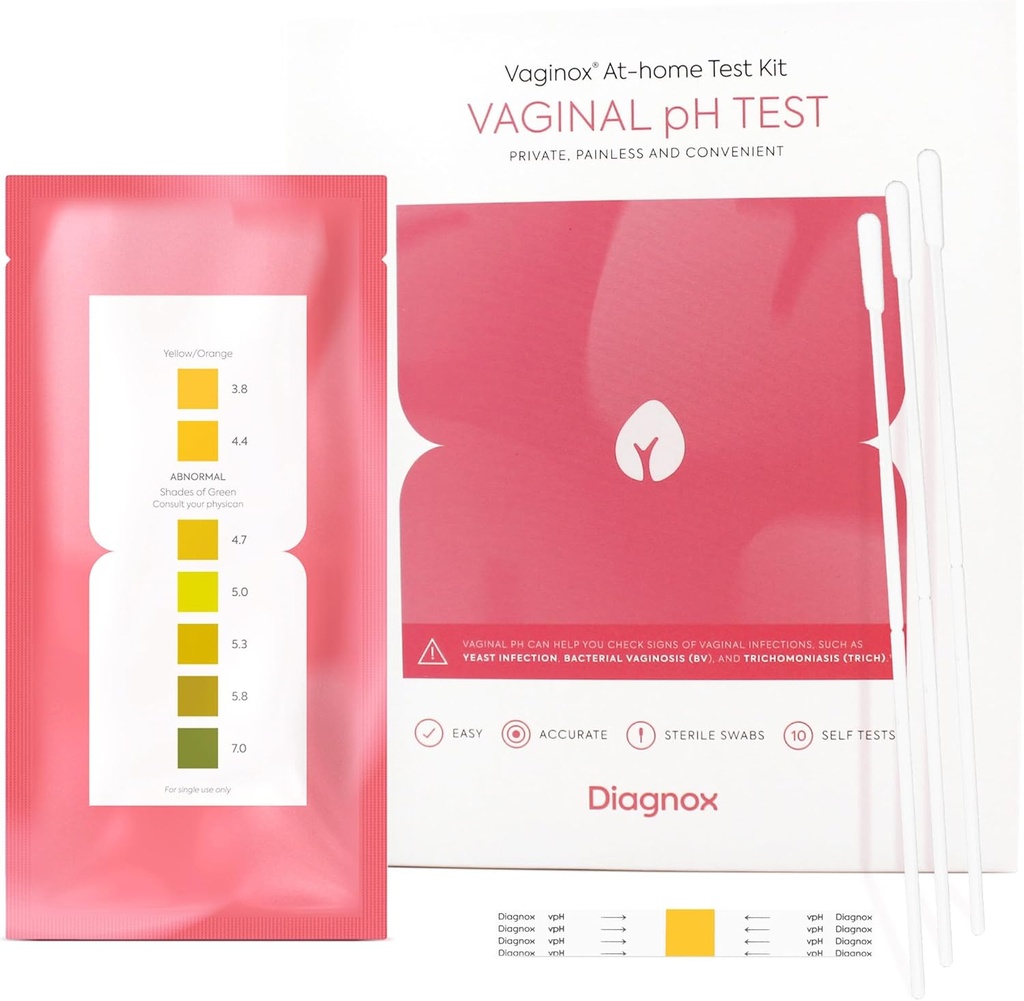 DIAGNOX 女性健康 阴道pH测试 Kit ==============================================================================================================================================================================================================================================