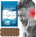 Tinnitus Relief补丁、天然草药Tinnitus Relief 帕奇,用于耳环、耳痛、听力损失和保护耳朵健康,12Pcs(1包)
