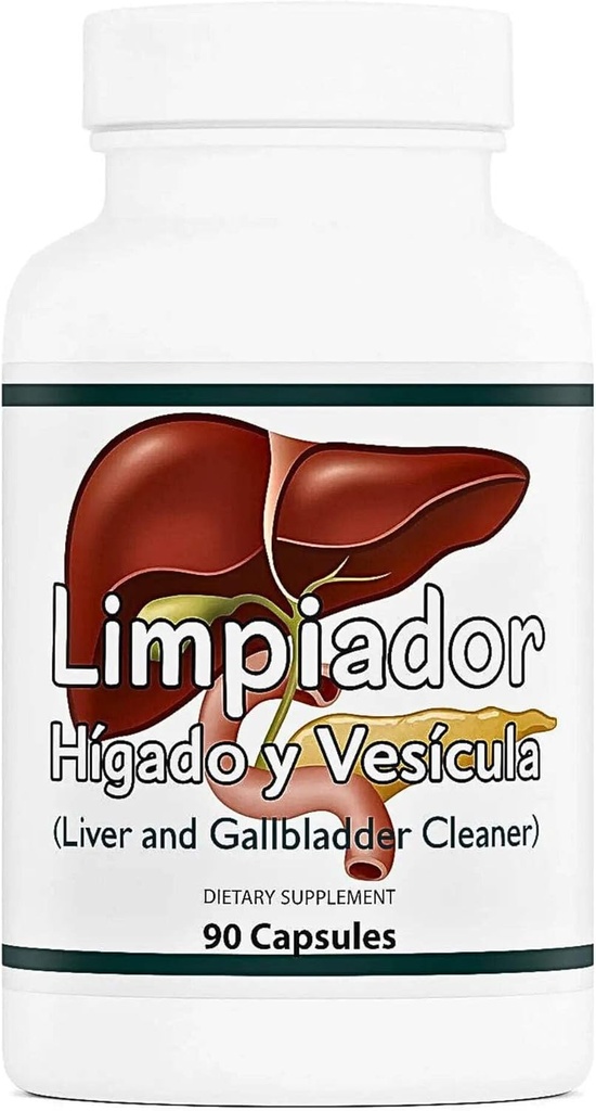 Limpiador Hígado y Vesícula, 肝脏支持, 牛奶硝酸盐提取, 90 Capsules