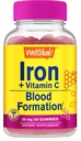 (原始内容存档于2018-09-25) (中文(中国大陆) ). Wellyeah Iron Gummys with Vitamin C - Anemia and Cellular Energy Support, 推广红血球形成 - 能量与免疫系统支持 - Natural Grape Flavor - 60 Gummys.