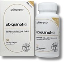 ScimerAMD® Ubiquinol Coenzyme Q10 Kaneka QH 心脏健康和细胞能生产抗氧化剂补充剂,30 CT