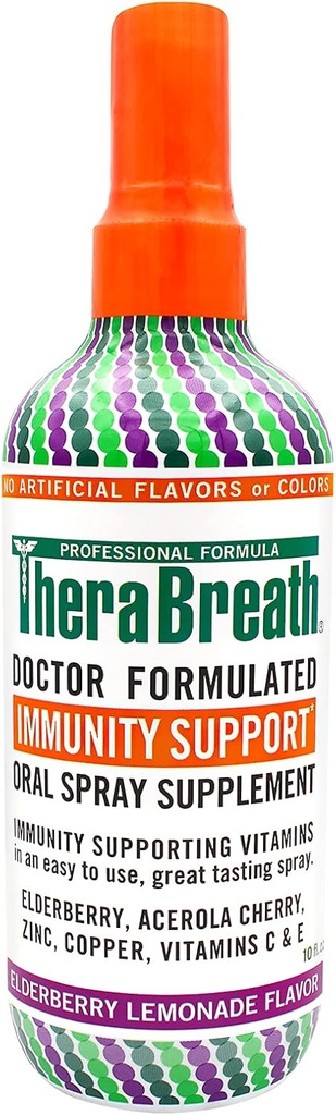 《TheraBreath豁免支助医生拟定的口腔喷洒补充剂》,Perderberry Lemonade,10 Ounce