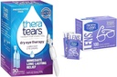 TheraTears 干眼治疗润滑剂眼滴,防腐剂免费,30 Vials & Nice 'N 干净的污泥护栏擦拭,100擦拭