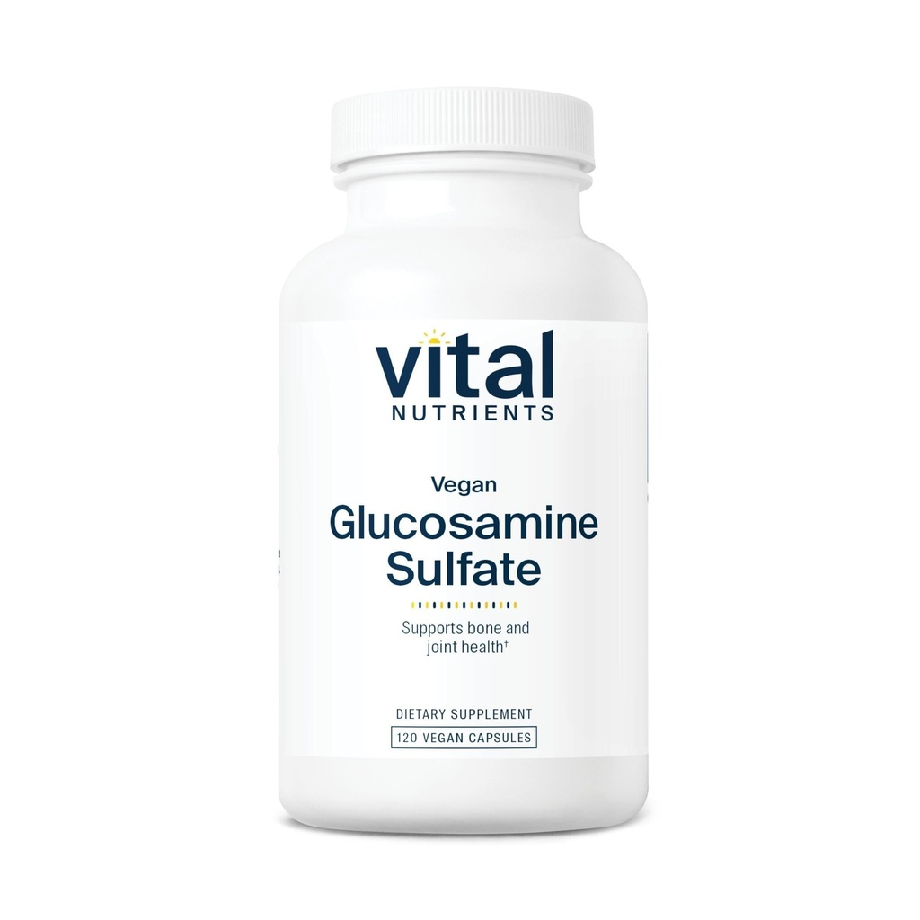 重要营养剂 Vegan Glucosamine 硫酸盐 750mg → 健康卡通、流动和联合支助补充 → Glucosamine 的蔬菜来源 → Gluten,乳品,Soy Free → XN-GMO → 60 Capsules