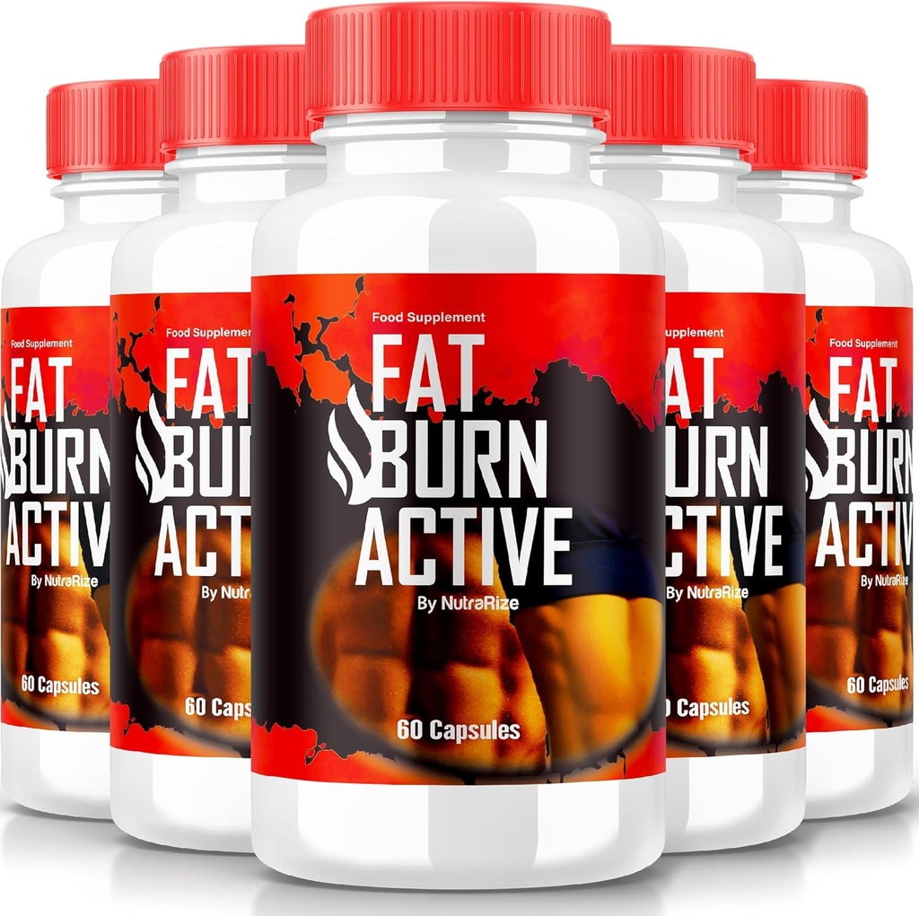 (5 Pack) Fat Burn Active Pills, Fat Burner Active Advance Keto公式 - 高级体重损失支持,全天然 Keto 补充, Fat Burn Keto Vitamins, Fat Burn Keto Active Reviews (300 Capsules)