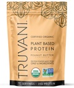 Truvani Vegan Pea 蛋白质粉 花生酱 20g 有机植物基蛋白 10 services QQ Keto & 奶油 免费 低碳 没有添加糖