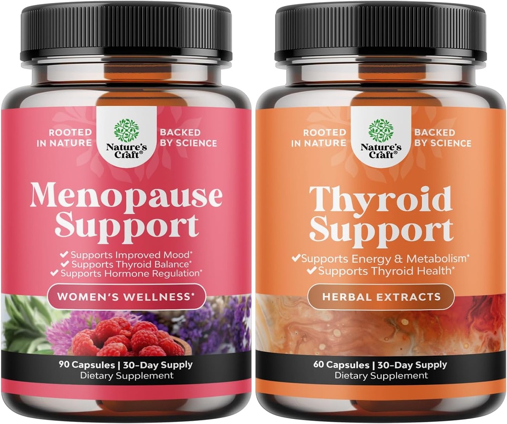 与Dong Quai Vitex Chaste Berry 和草药甲状腺素支持复合体 Mood 增强能量补充剂合作,