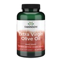 Swanson Extra Virgin Olive Oil - 自然补充支持心血管健康 w/Esstic Fat Acids - Made w/Organic Cold-Pressed Olive Fruit - (120软胶,每根1克)