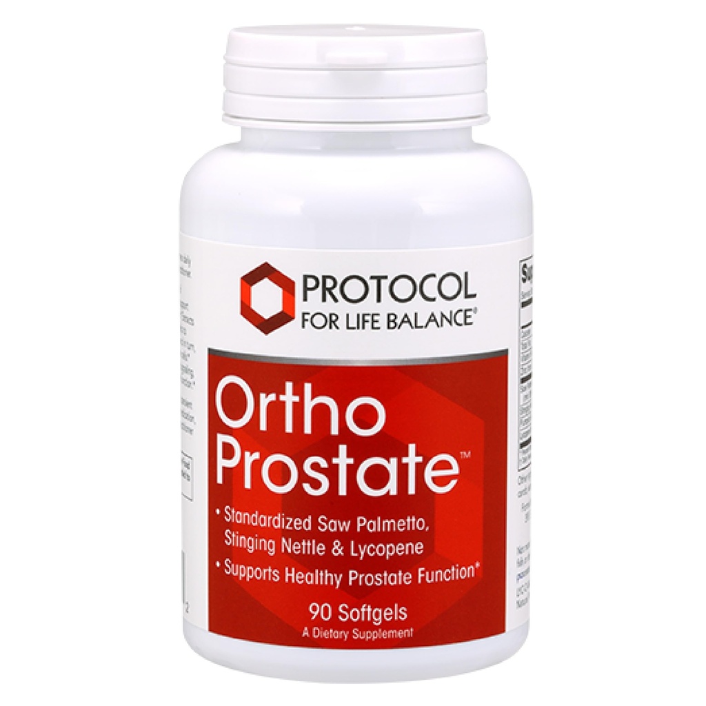 协议Ortho前列腺-男子前列腺健康补编*-与Saw Palmetto Extract, Stinging Nettle Extract & Zinc Gluconate-90 软胶