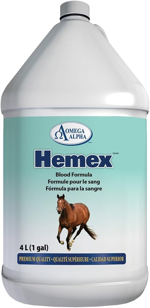 (原始内容存档于2017-10-12). Omega Alpha Blood Builder for Hors - Gallon (128 Ounces).