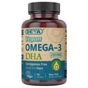 DEVA VAGAN Omega-3 DHA Supplement, Once-Per-Day Softgel 200 MG, Carrageenan Free, Gelatin Free, Non-Fish, Algae Oil, Omega-3 Fatty Acids - 90 软胶