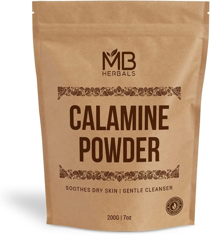 MB Calamine Powder 7 oz(200格拉姆) QQ Calamine Powder 制作肥皂和苏打脸包 干皮肤 QQ 不外层碎屑或颜色 QQ 不防腐剂