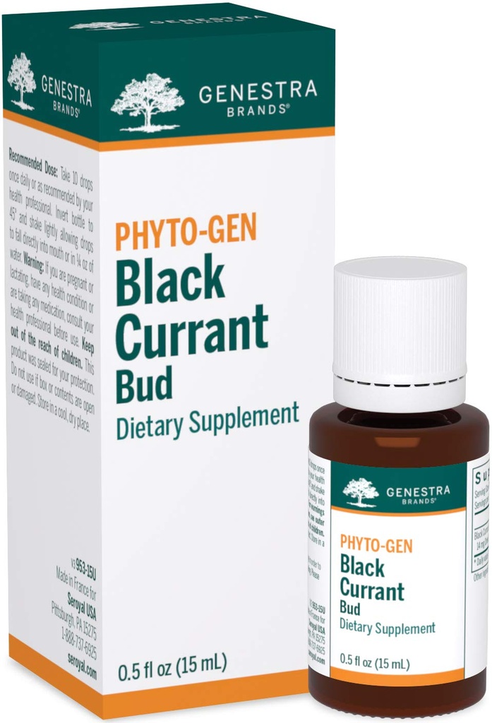 Genestra Brands Black Currant Bud 草本植物增刊 0.5 fl.