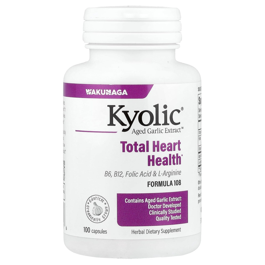 Kyolic Agold Garlic 提取 心脏总健康公式 108 - 100