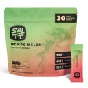 SALTT 电解石 粉末火焰饮料 混合 - 蒙多 Melon - 30 水解包 - 镁,钾,钠,痕量矿物 - 零糖和葡萄糖 自由 - 旅行基本品