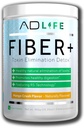 AD Fiber+Vegan Fiber项目补充粉剂,支持口服健康和消化正常(芒果,16.4 oz)