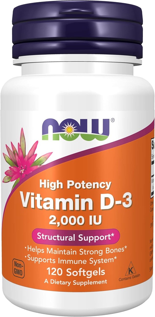 维生素D 2000 IU 120软胶