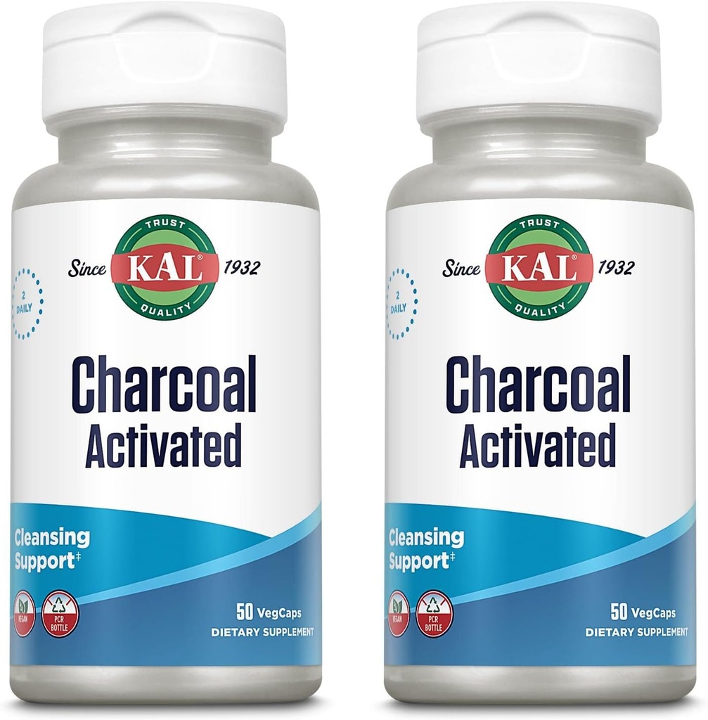 KAL 石炭 280mg - 50 Capsules − 包2