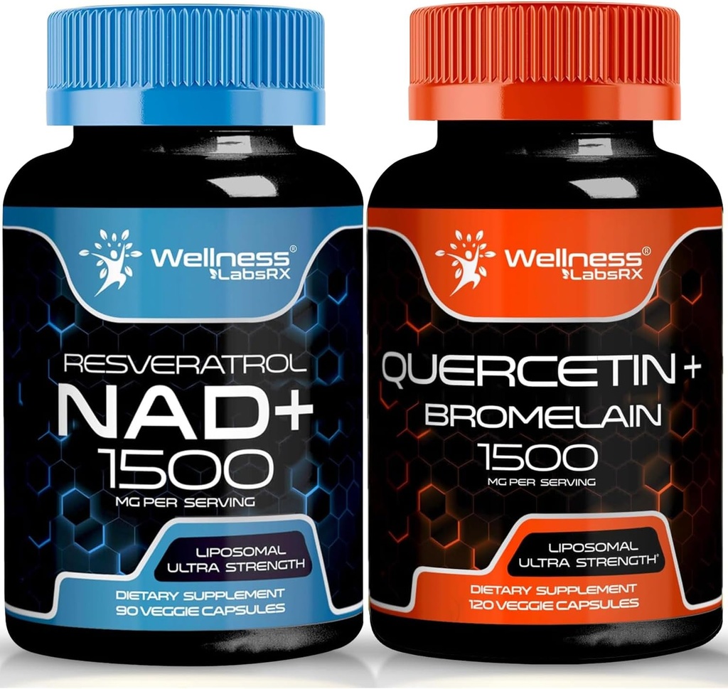 (原始内容存档于2019-09-21) (英语). WellNess LABSRX Quercetin with Bromelain | NAD Supples Capsulles