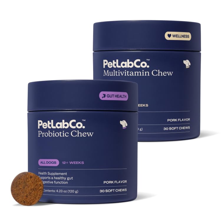 PetLab Co. – 多维生素和犬类亲生包:用于狗类的可嚼多维生素 支持健康与狗类亲生包 支持薄皮,偶蹄凳,以及健康东方生产