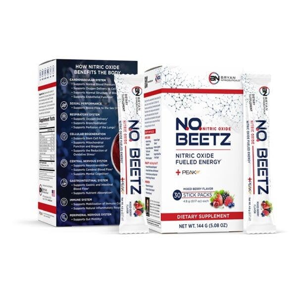 Beetz Nitric Oxide 燃料化能量助推剂、水力和电池能源生产增强剂、维生素和矿物混合剂(30次服务)