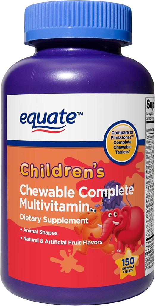 Jogi Children's Chewwable complete multivitamin 餐饮补充品,无胶质或乳糖150