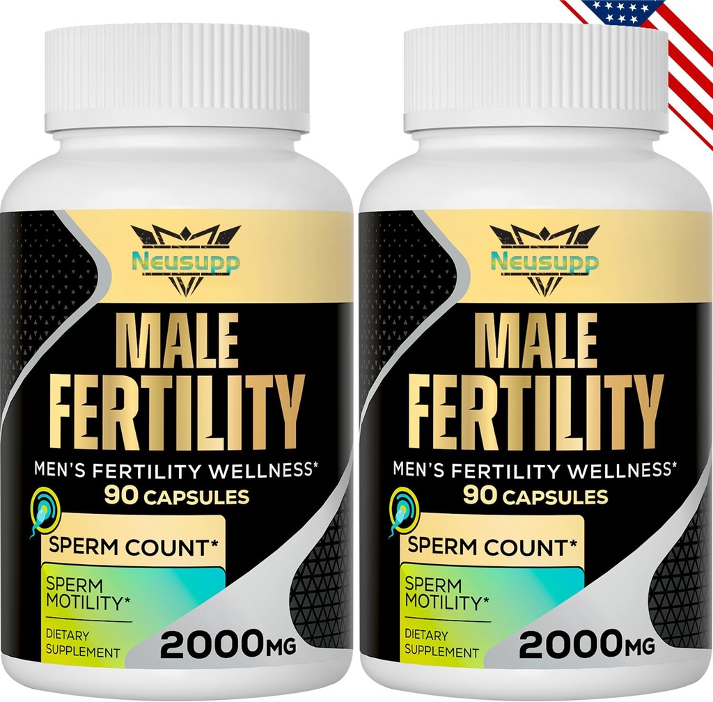 男性生育率补充,男性产前维生素 -- -- Optimal Sperm计数,运动力和强项,2000MG 男性生育率补充,Maca根用于构思 -- -- 包数2