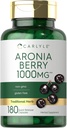 Carlyle Aronia Berry Capsules 1000mg 180 药丸 | Chokeberry 提取 | Non-GMO & Gluten 免费补充