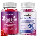 液化钾 1000mg Gummys Calcium 1000mg Gummys, 支持腿切片,骨和肌肉健康