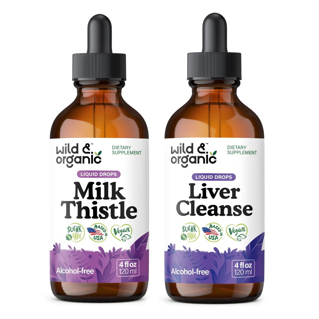 野生和有机牛奶  This tle 4 fl oz & Liver 清洁  Tin 4 fl oz