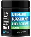 11in1 Wormwood Capsules - 180 Capsules 提取自黑胡桃,克洛夫斯,姜,图尔克,苹果,柏伯林HCl & More - 支持免疫系统3个月