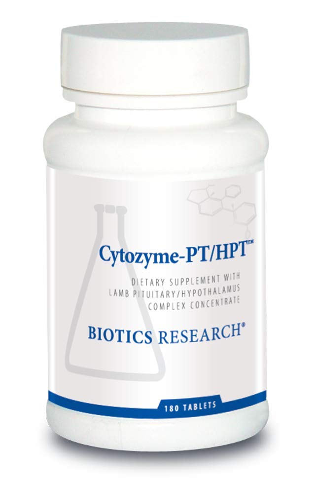 生物学研究 Cytozyme PT HPT Lamb Pituitary Hypothalamus 复合体,支持 Pituitary Gland 和 Hypothalamus 的功能,肾上腺体健康, Brain Boost 180 片
