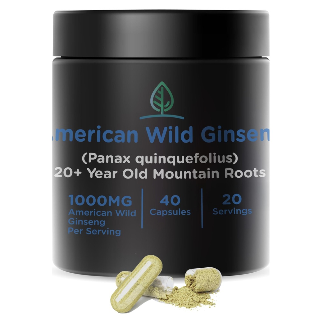 (原始内容存档于2018-09-29) (英语). Holistic Bin Wild American Ginsules Pure Organical Ginseng Supplements 由阿巴拉契亚(英语:Panax Quinquefolius)生产的野生收获20年以上老根(英语:Panax Quinquefolius) QQQ没有填充器(英语:40 Capsules)制成的"纯有机金刚"补充剂.