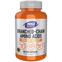 现在食品运动营养,支链氨基酸,与Leucine,Isoleucine和Valine,120 Veg Capsules