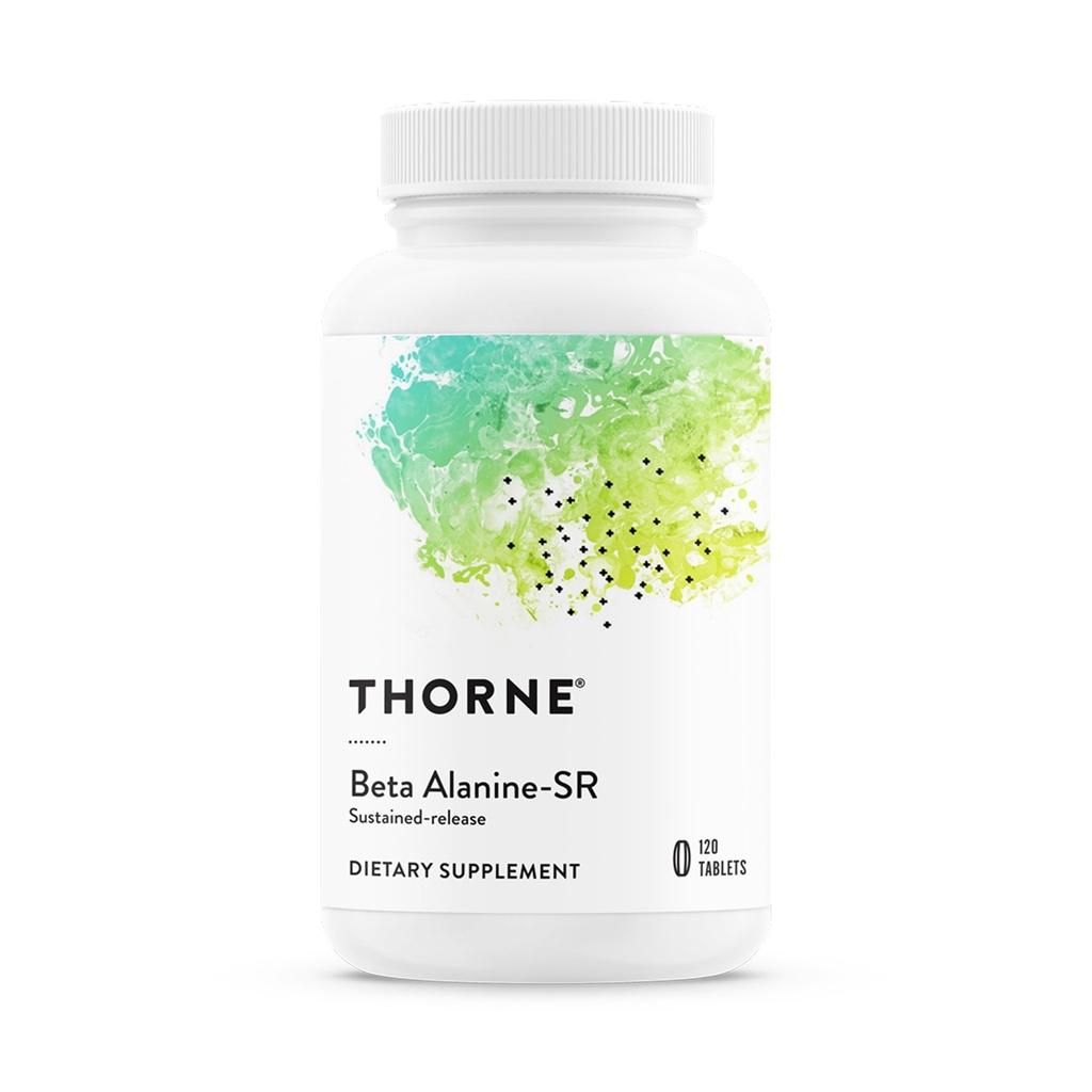 THORNE - Beta Alanine持续释放 - 支持肌肉输出和耐力 - 帮助降低脂肪和酸性 * - 氨酸补充 - NSF 体育认证 - Gluten & Dairy-free - 120片