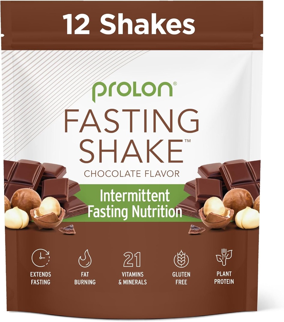 Prolon Intermitent fasting drink Mix QQ 用于间歇性快餐的快速摇摆 维生素 纤维 植物基蛋白 超级食品 QQ Keto, Vegan, Gluten Free, 奶制品 QQ巧克力 12包