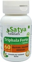 Triphala Forte Capsules 500 mg. 60 Veg. Capsule QQ Amalaki, Haritaki, Bibhitaki Capsules 供男女使用的 Capsules Ayurvedic 草药补充剂/修复剂 10:1 Fort(1瓶60 Capsules)