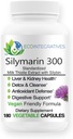 Silymarin 300 – 标准化的牛奶硝酸盐提取剂与Silybin 300 mg – 肝与肾健康,肝解毒与清洁,抗氧化剂 – Vegan – 180 蔬菜罐头