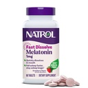 Natrol快速溶解Melatonin 1毫克,成人睡眠支持